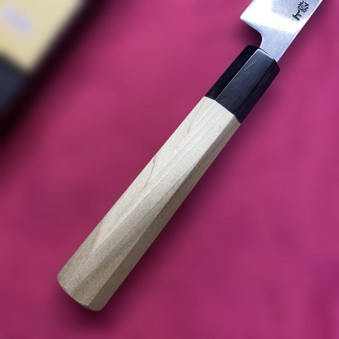 Aoni-ko Blue Steel Tako-hiki Knife Single-Bevel, Buffalo Horn Handle 330 mm