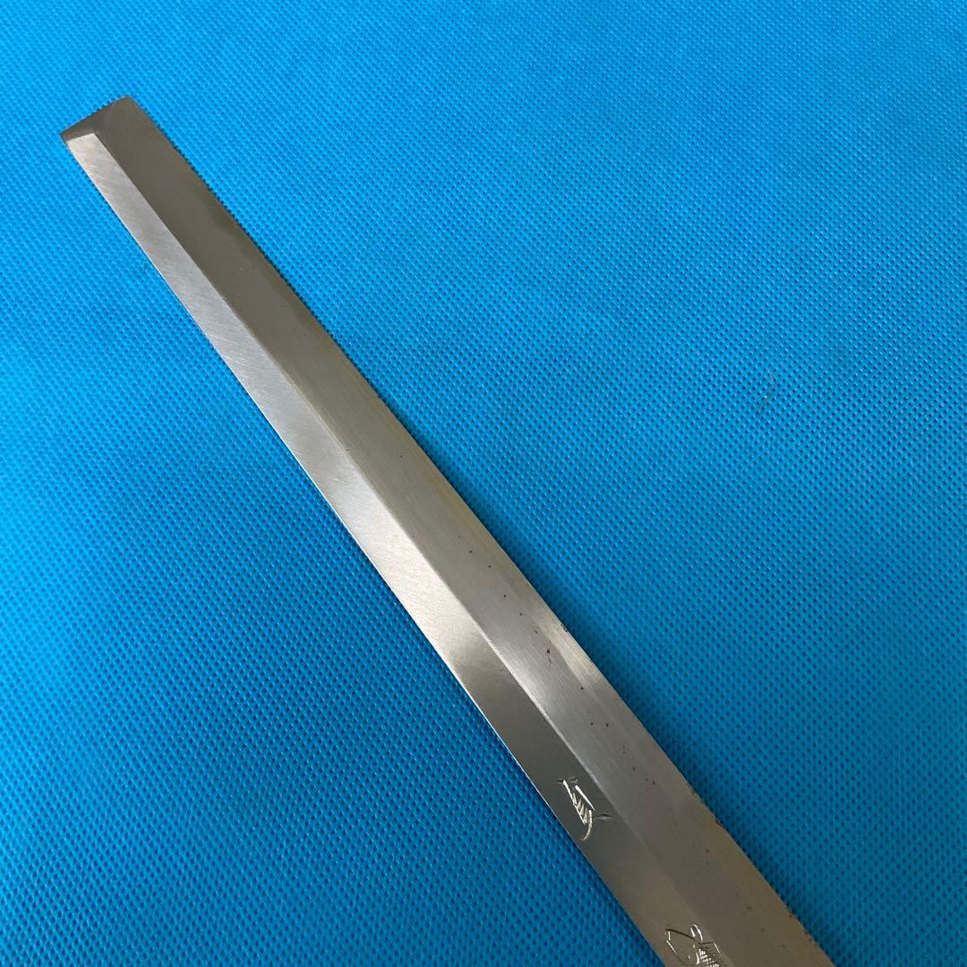 Japanese Tako-hiki Sashimi Knife, Forged Aoko Blue Steel, Buffalo Horn, 300mm