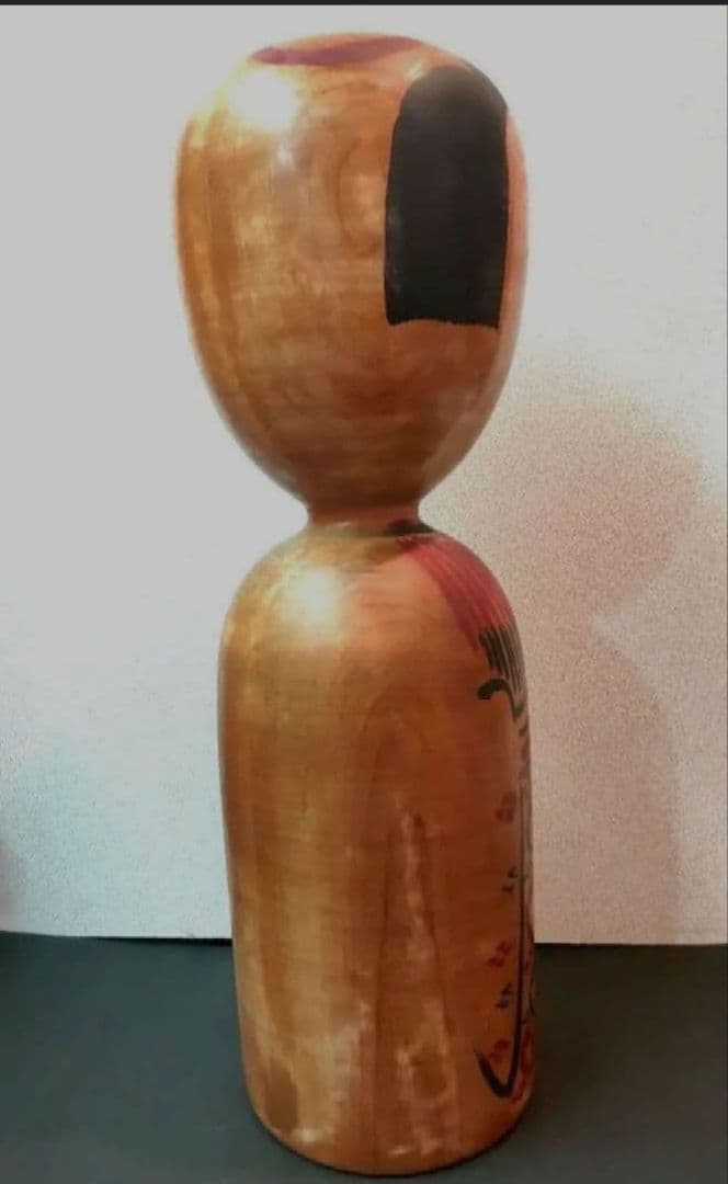Ogura Kyutaro Kijiyama Kokeshi Doll Traditional Akita Wooden Age 82 54.5 cm
