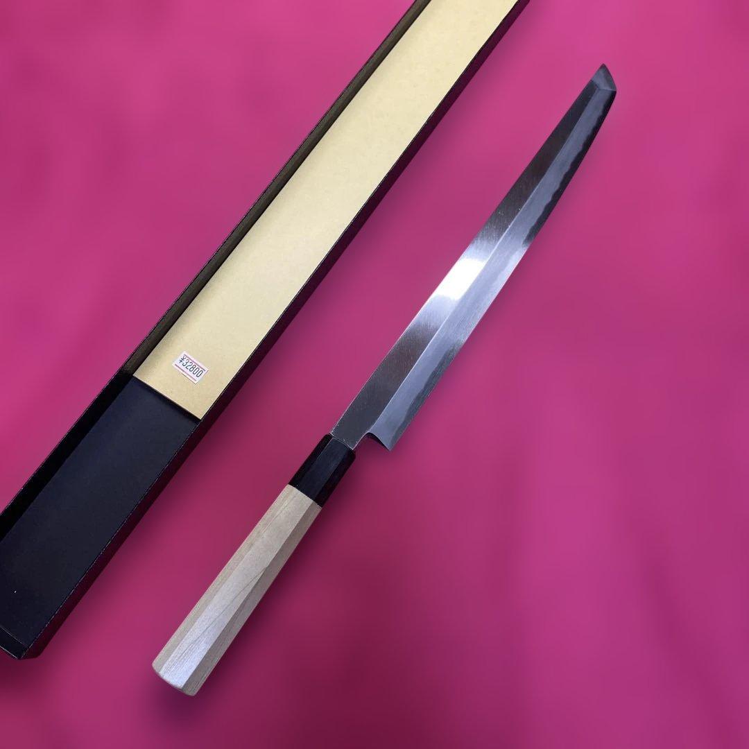 Aoni-ko Steel Sakimaru Yanagiba Knife 300mm Single-Bevel Right-Handed