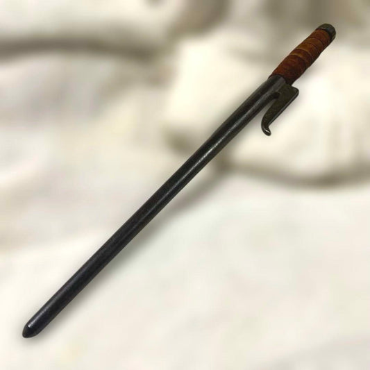 Antique Japanese Iron Jitte Samurai Weapon Approx. 39.5 cm