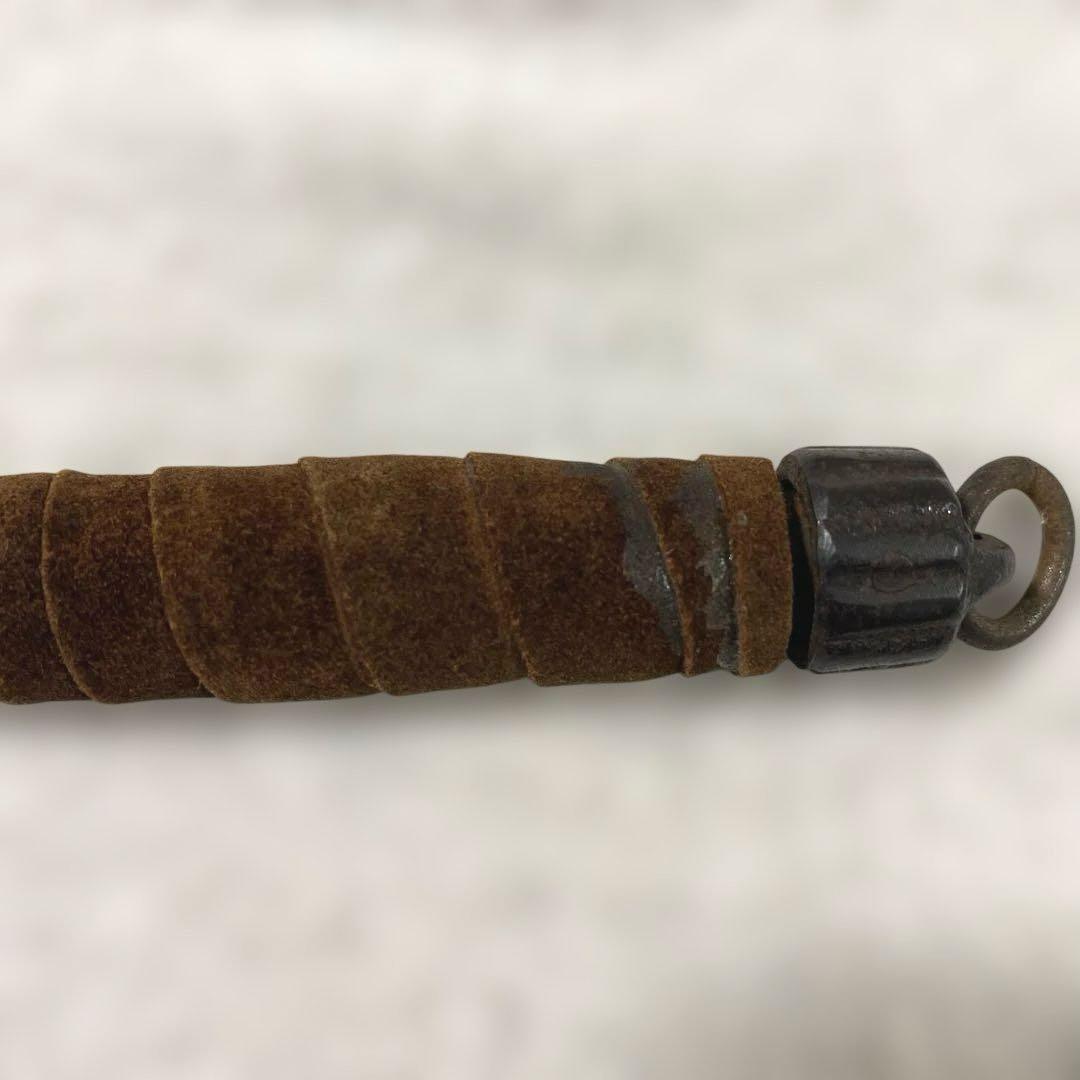 Antique Japanese Iron Jitte Samurai Weapon Approx. 39.5 cm