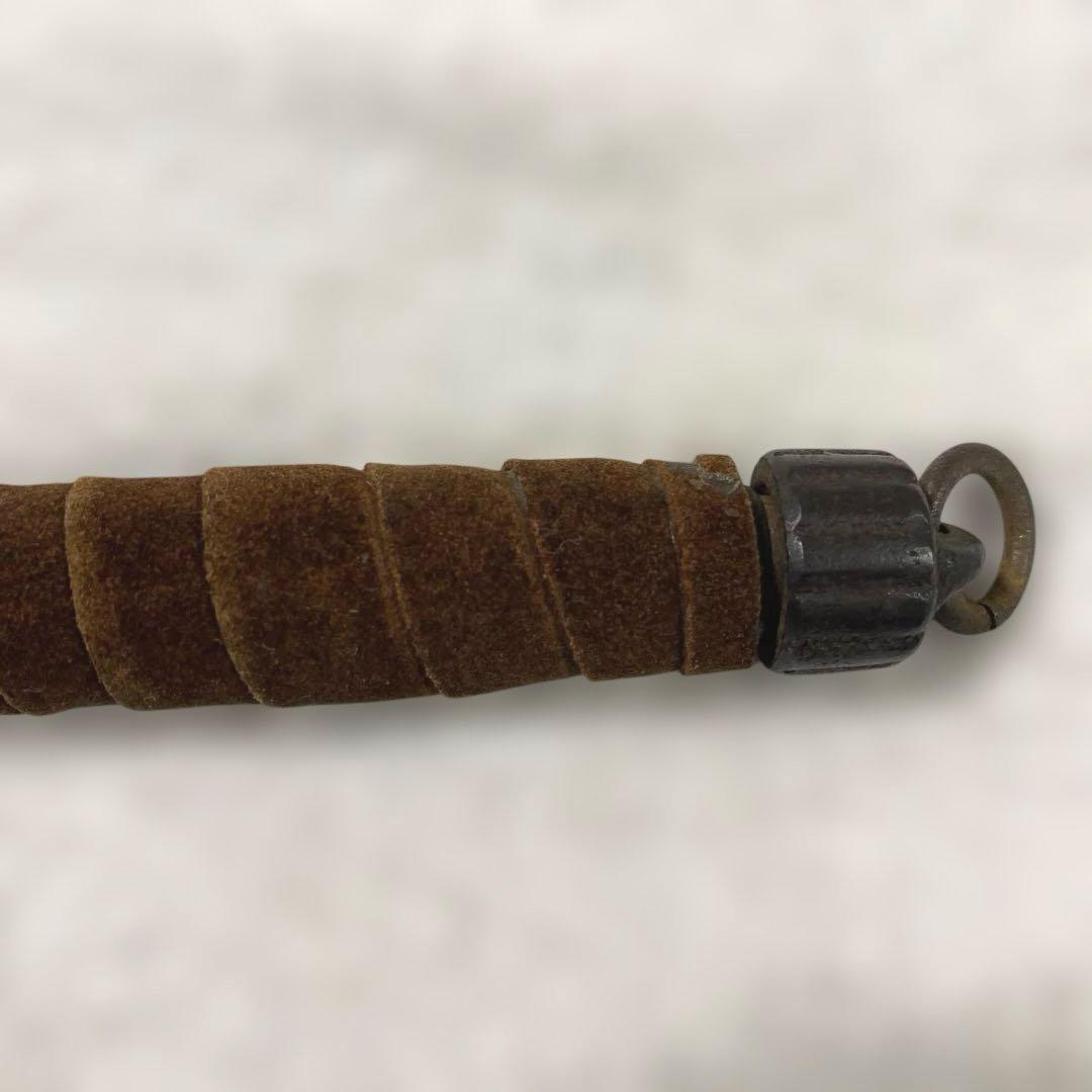 Antique Japanese Iron Jitte Samurai Weapon Approx. 39.5 cm