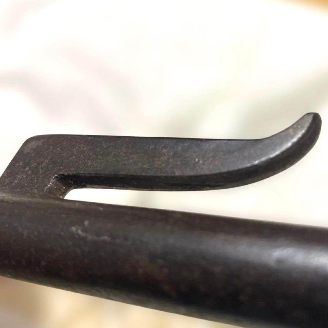 Antique Japanese Iron Jitte Samurai Weapon Approx. 39.5 cm