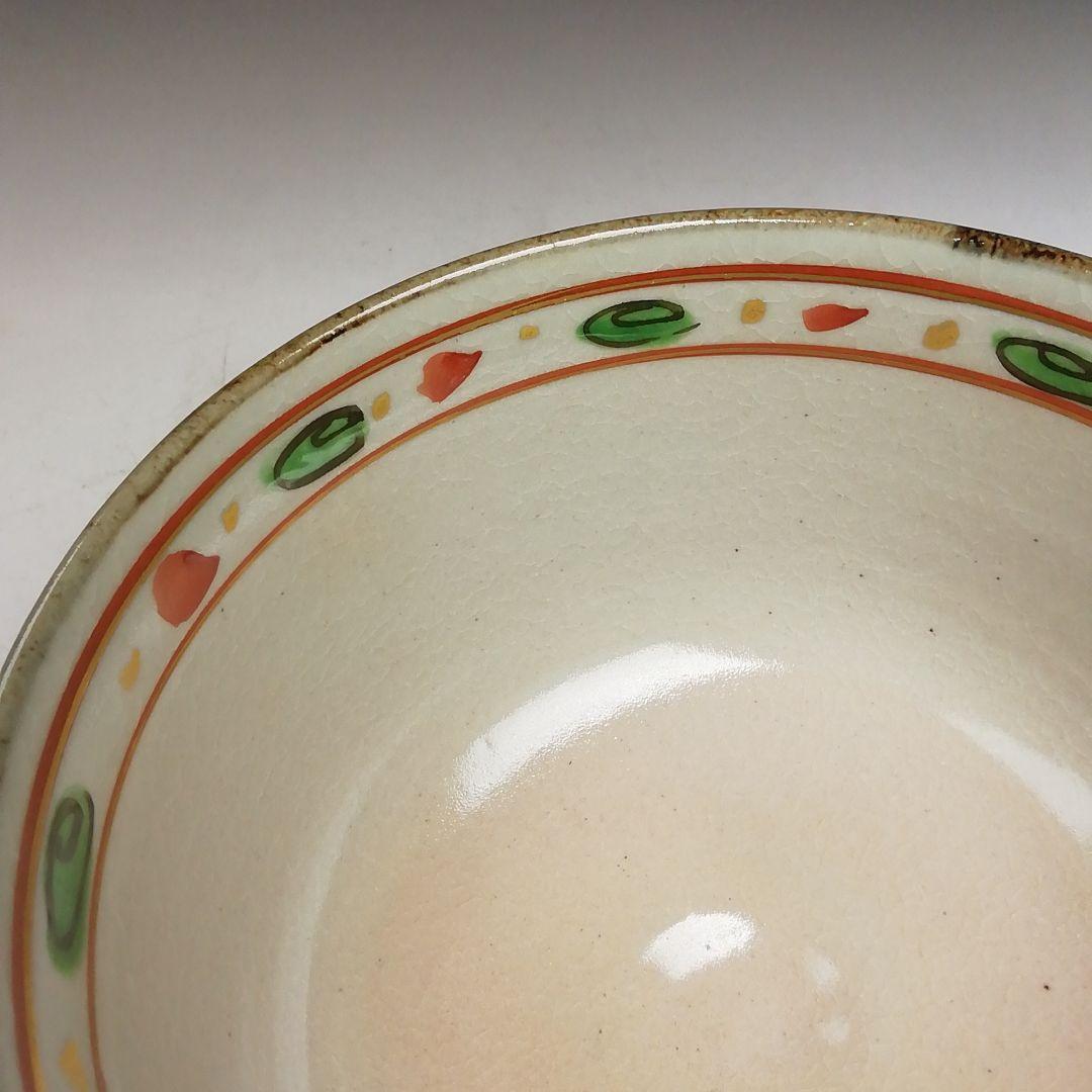Hashimoto Eiho Matcha Tea Bowl Akae Sansui Landscape with Signed Wooden Box