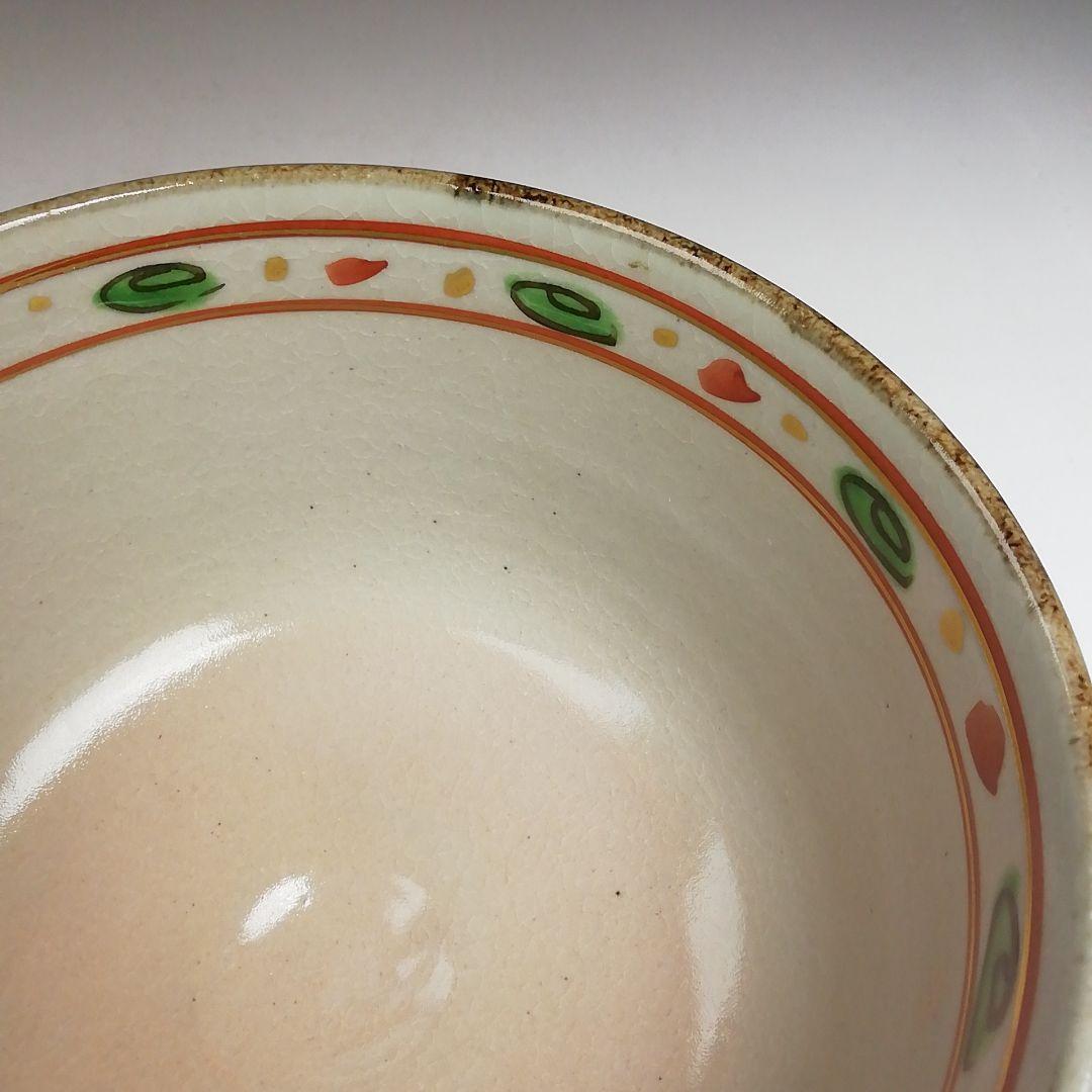 Hashimoto Eiho Matcha Tea Bowl Akae Sansui Landscape with Signed Wooden Box