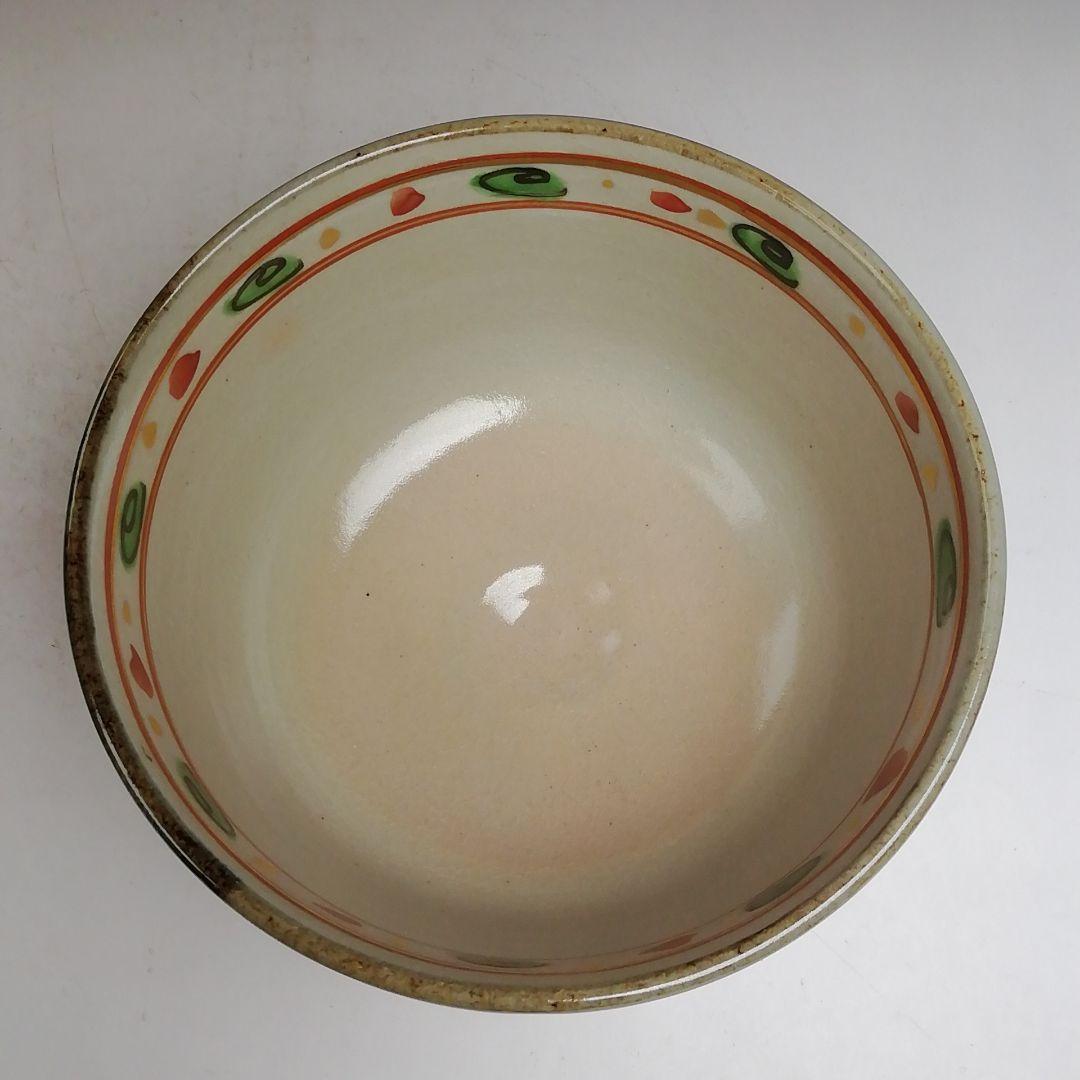 Hashimoto Eiho Matcha Tea Bowl Akae Sansui Landscape with Signed Wooden Box