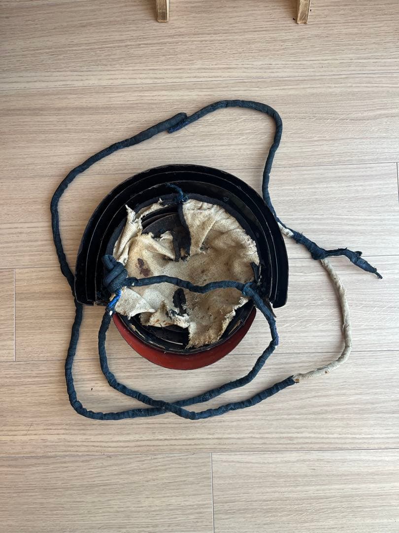 Ashigaru Chochin Kabuto Collapsible Helmet Black Lacquer Edo Bunkyu Era Sendai