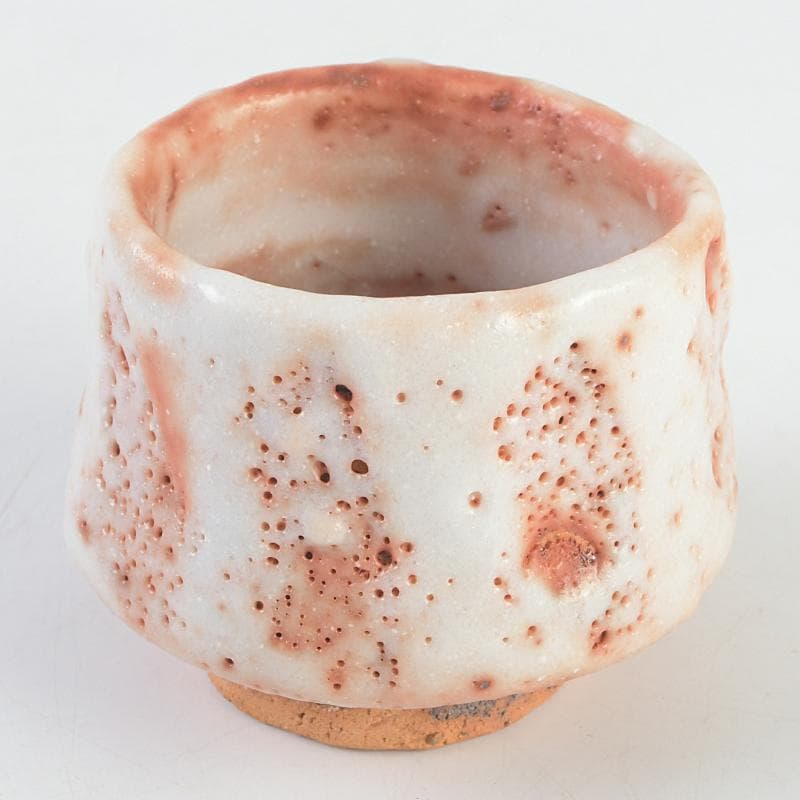Arakawa Toyozo Beni-Shino Sake Cup, Living National Treasure, with Signed Box