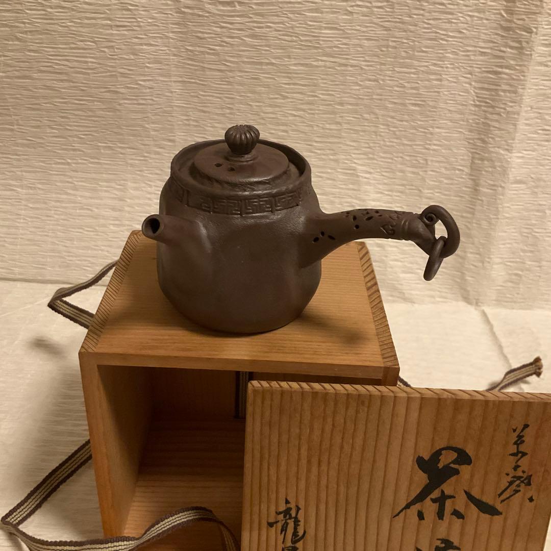 Tachibana Ryusho Banko Ware Kyusu Teapot Shidei Octagonal with Box