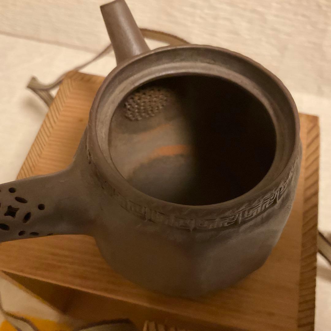 Tachibana Ryusho Banko Ware Kyusu Teapot Shidei Octagonal with Box
