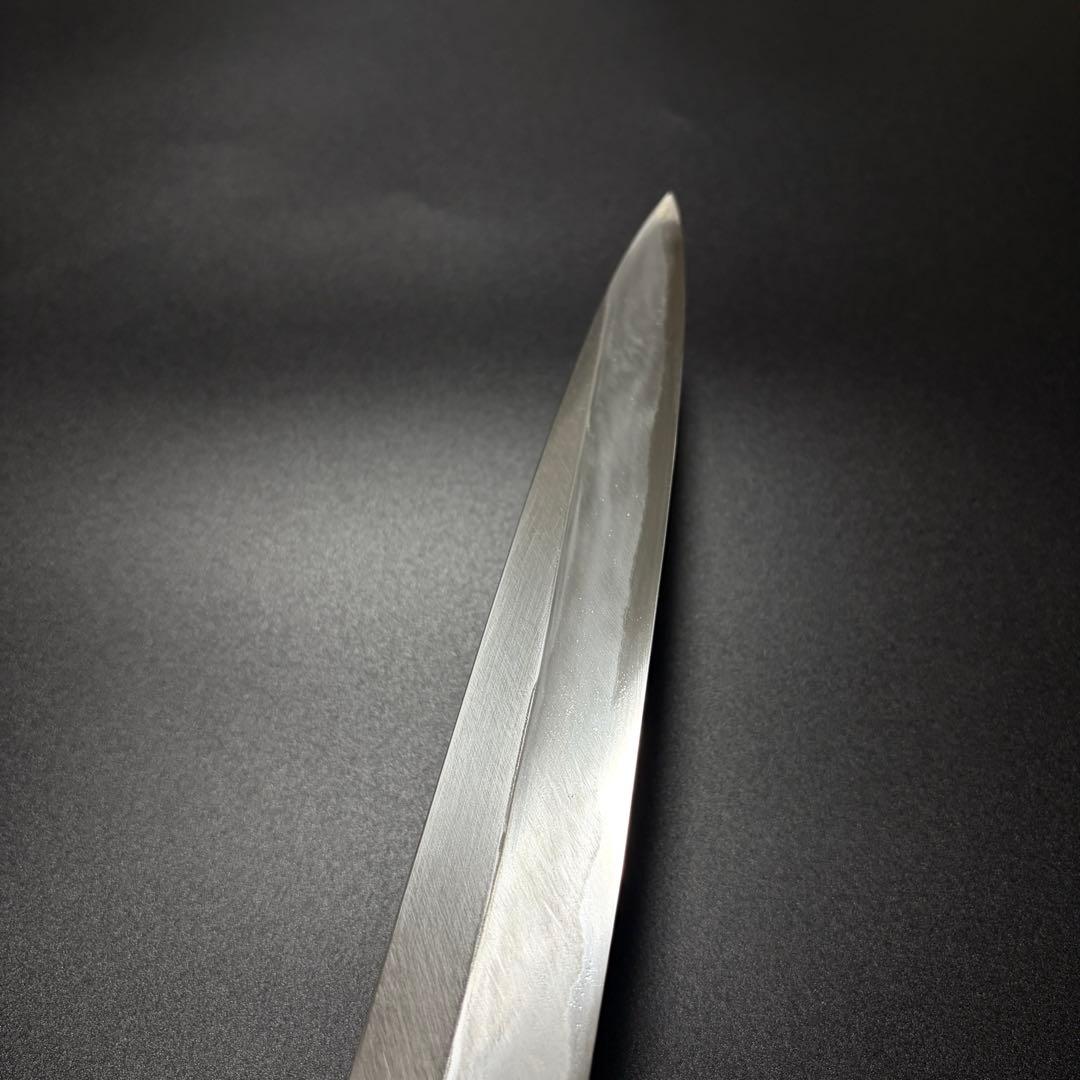 Sakai Takayuki Yanagiba Sashimi Knife Shirogami White Steel Kasumi 300mm with Saya