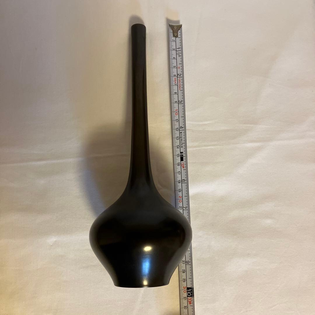 Ichinose Sochin Shimokabura Flower Vase Hanaire Copper with Tomobako