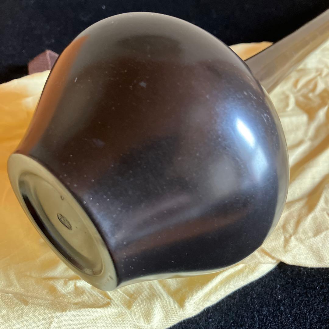 Ichinose Sochin Shimokabura Flower Vase Hanaire Copper with Tomobako