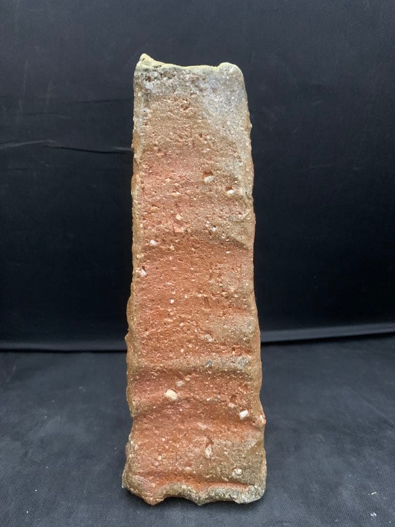 Kiyoko Koyama Shigaraki Ware Cylindrical Vase with Tomobako