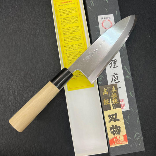 Sakai Go Umanojo Yoshihiro White #2 Steel Deba Knife 150mm Right-Hand Single Bevel