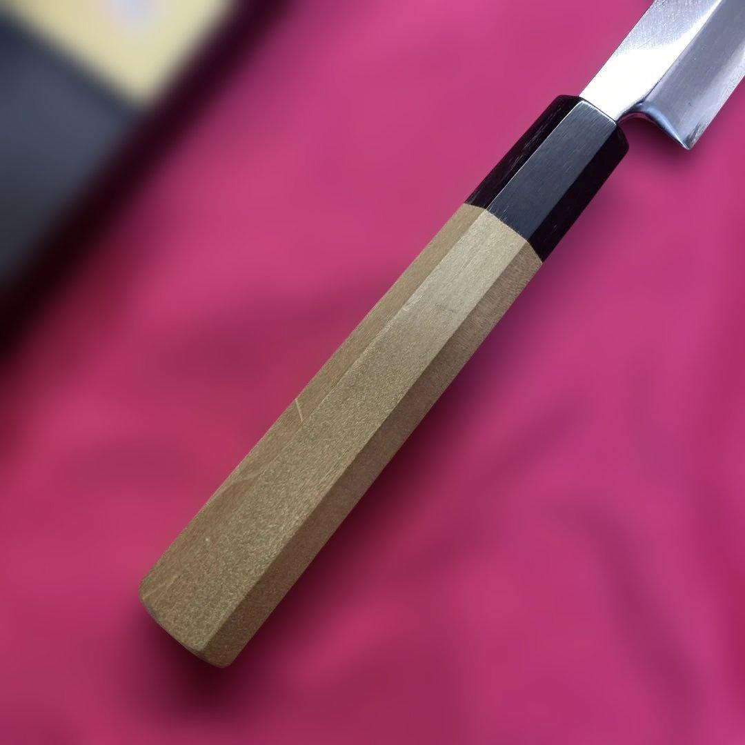 Aoni Steel Takohiki Sashimi Knife 330mm Single-Bevel Right-Handed Buffalo Horn Handle