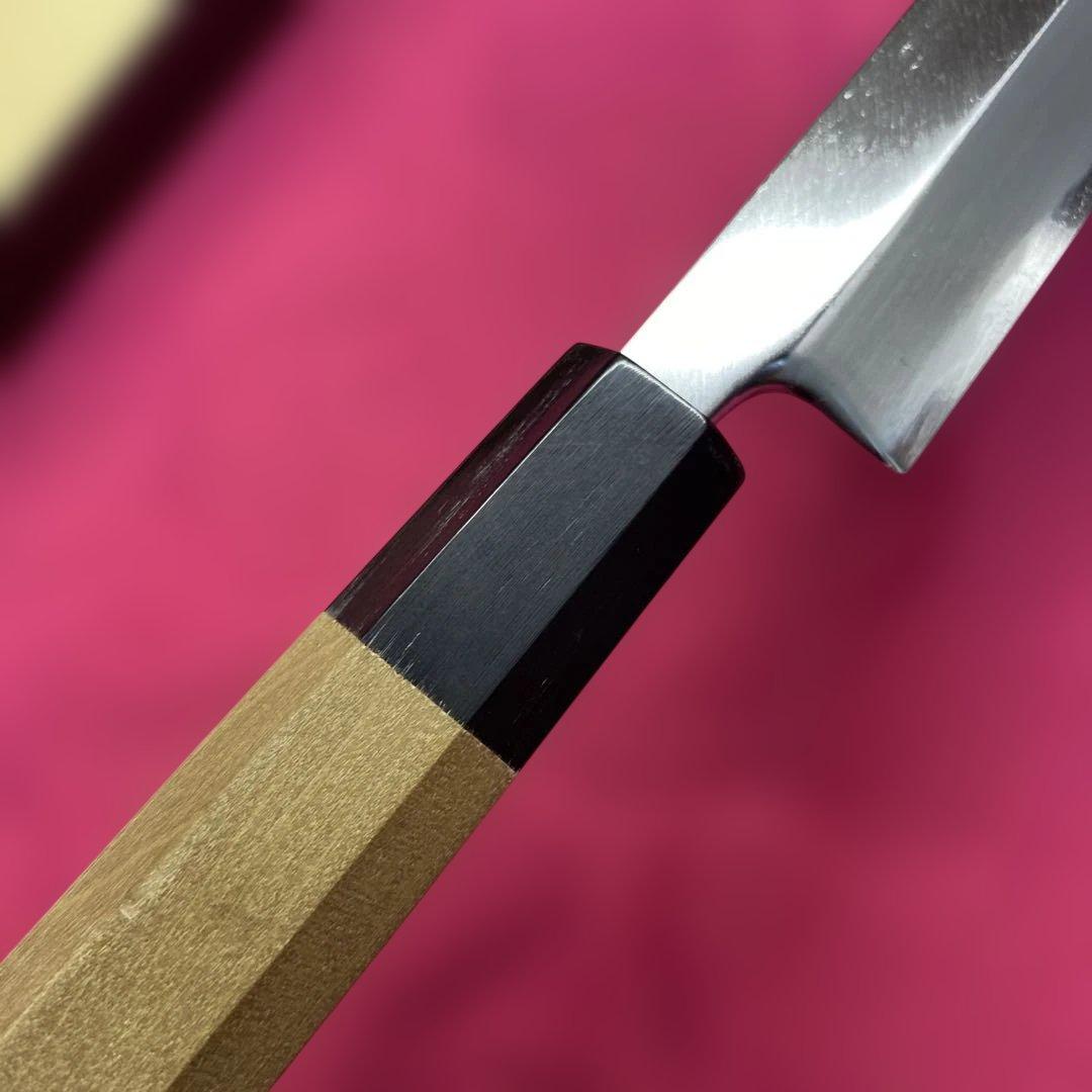 Aoni Steel Takohiki Sashimi Knife 330mm Single-Bevel Right-Handed Buffalo Horn Handle