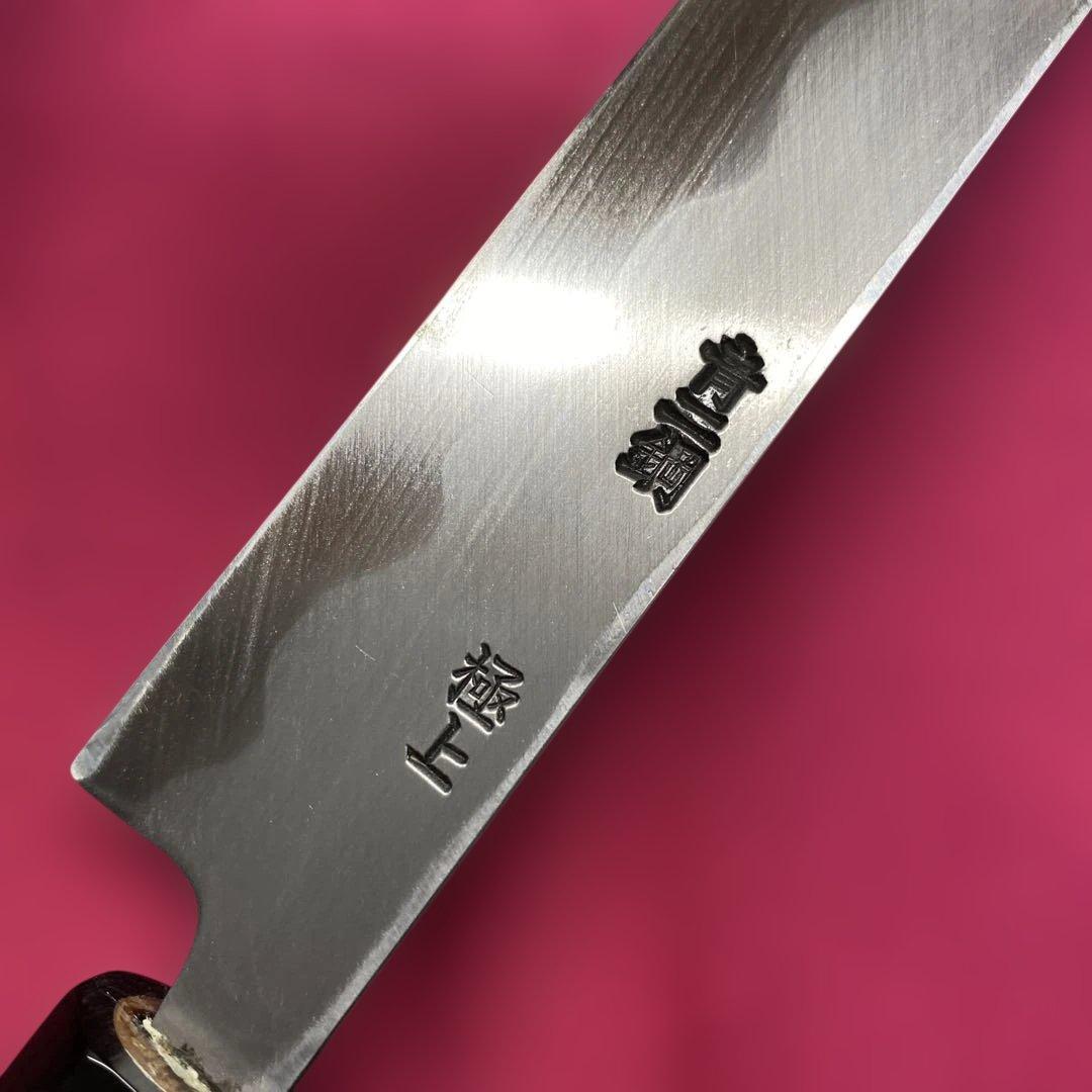 Aoni Steel Takohiki Sashimi Knife 330mm Single-Bevel Right-Handed Buffalo Horn Handle