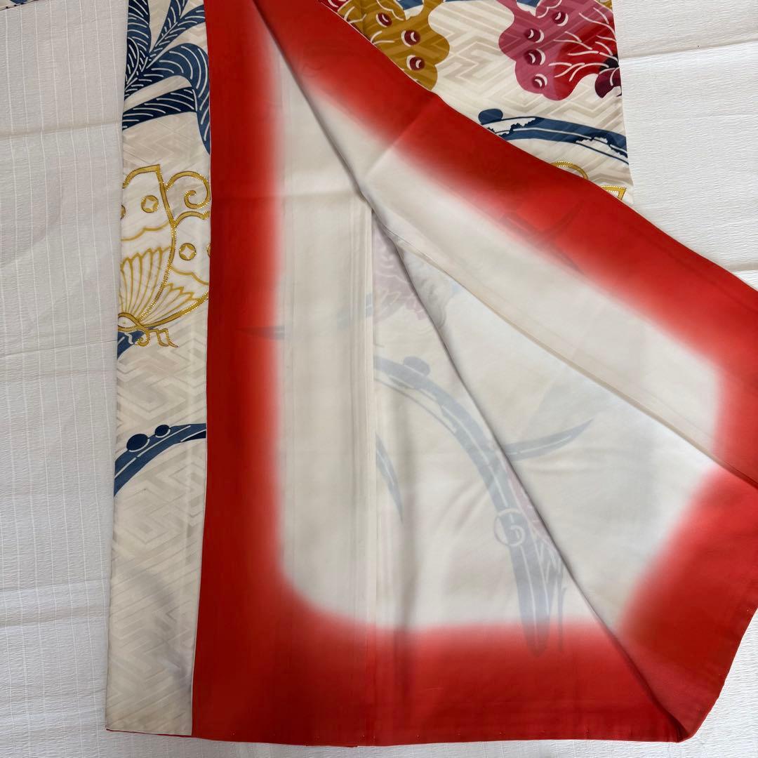 Kuriyama Kichisaburo Homongi Kimono Pure Silk Tall Size Formal Wear