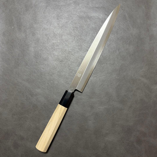 Sensuke Yanagiba Sashimi Knife Ginsan Steel Octagonal Ho Wood Handle 240mm