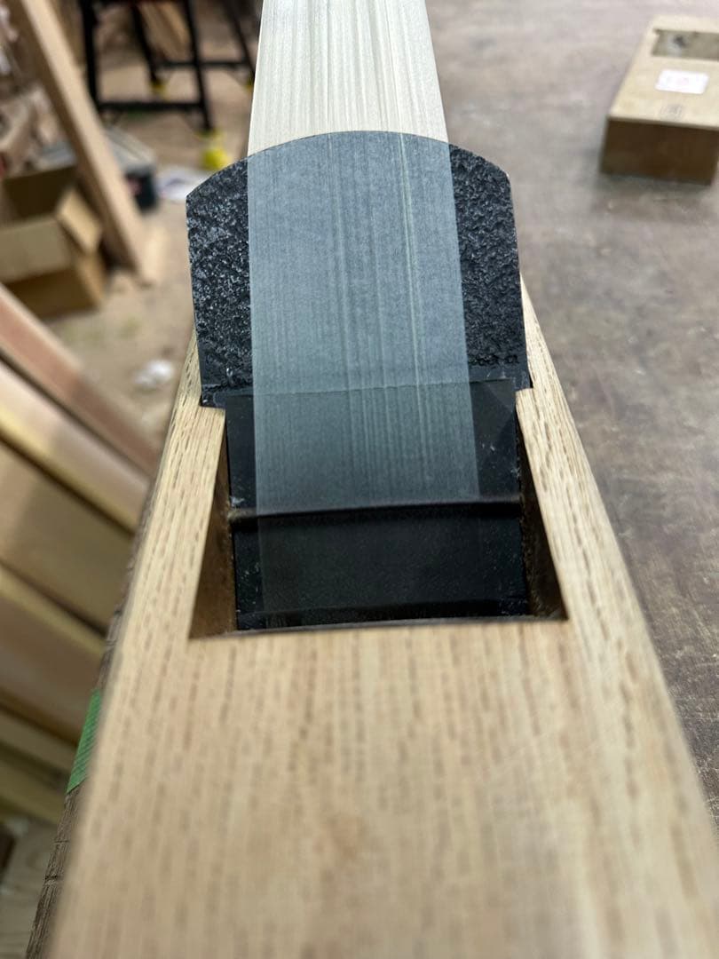Chiyozuru Japanese Hand Plane Kanna White Oak Dai Sun-hachi, Wholesaler Mark