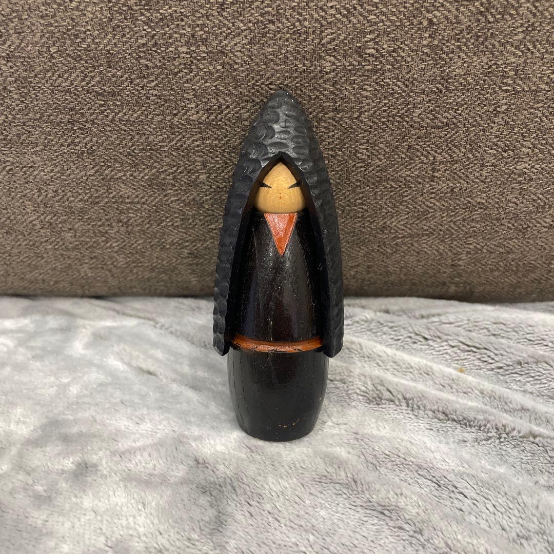 Shido Shozan Sosaku Kokeshi Yukinko Snow Child Wooden Doll Showa Vintage