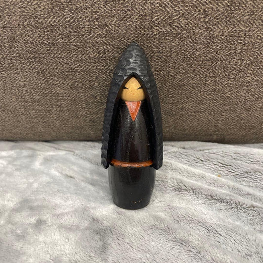 Shido Shozan Sosaku Kokeshi Yukinko Snow Child Wooden Doll Showa Vintage