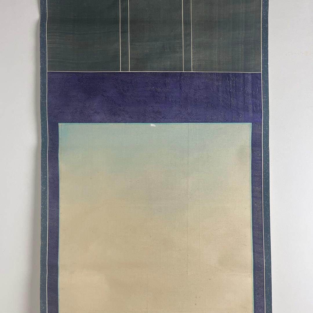 Hosen Hanging Scroll Kaga no Chiyojo Morning Glory Bijinga Beauty Painting