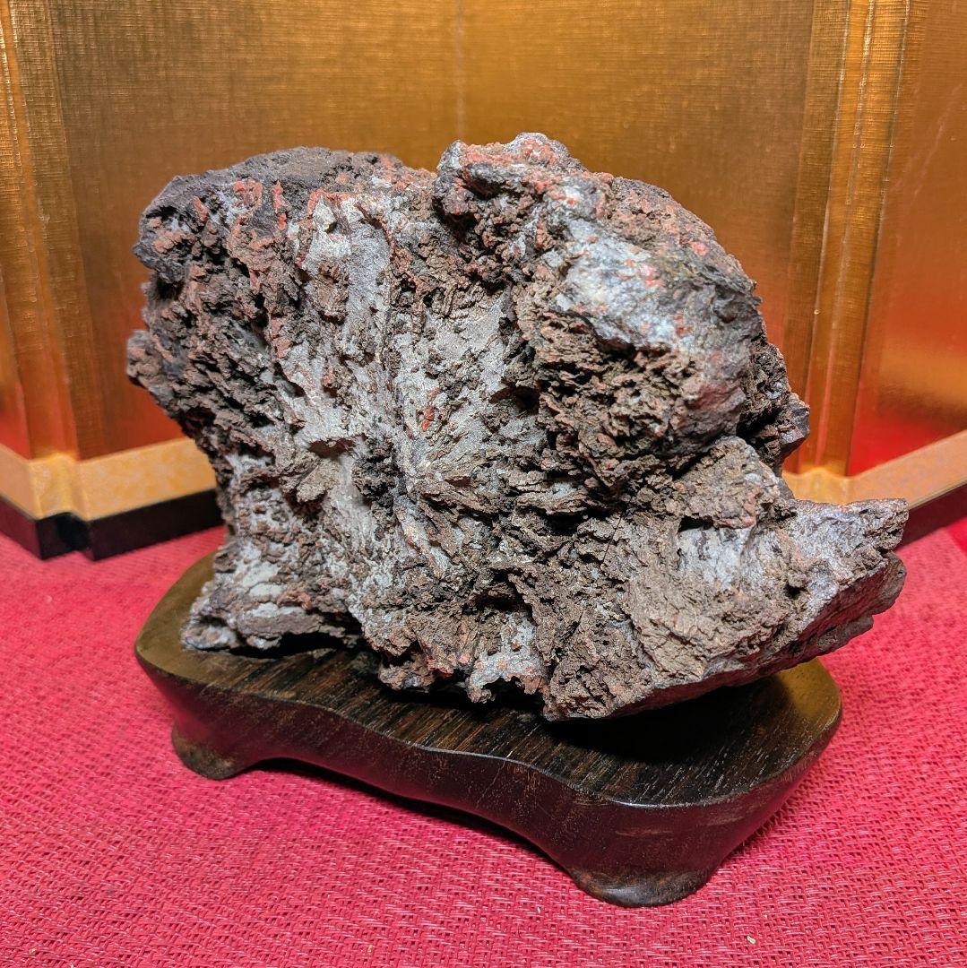 Kikkaseki Chrysanthemum Stone from Neodani Gifu Suiseki Viewing Stone 2 kg