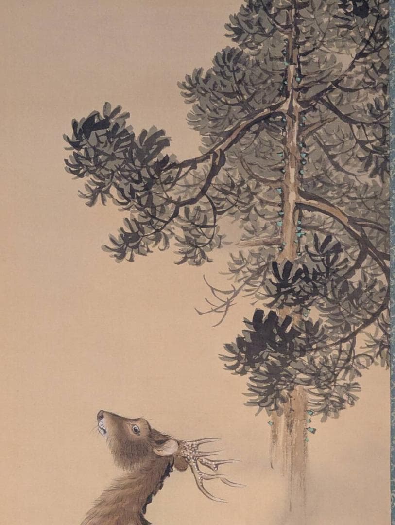 Hanging Scroll by Matsuoka Kohou, Three Shrines Auspicious Painting with Box