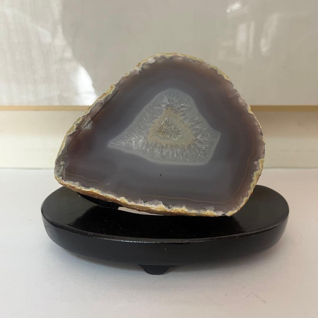 Japanese Suiseki Viewing Stone Scholar Rock Bonseki with Stand