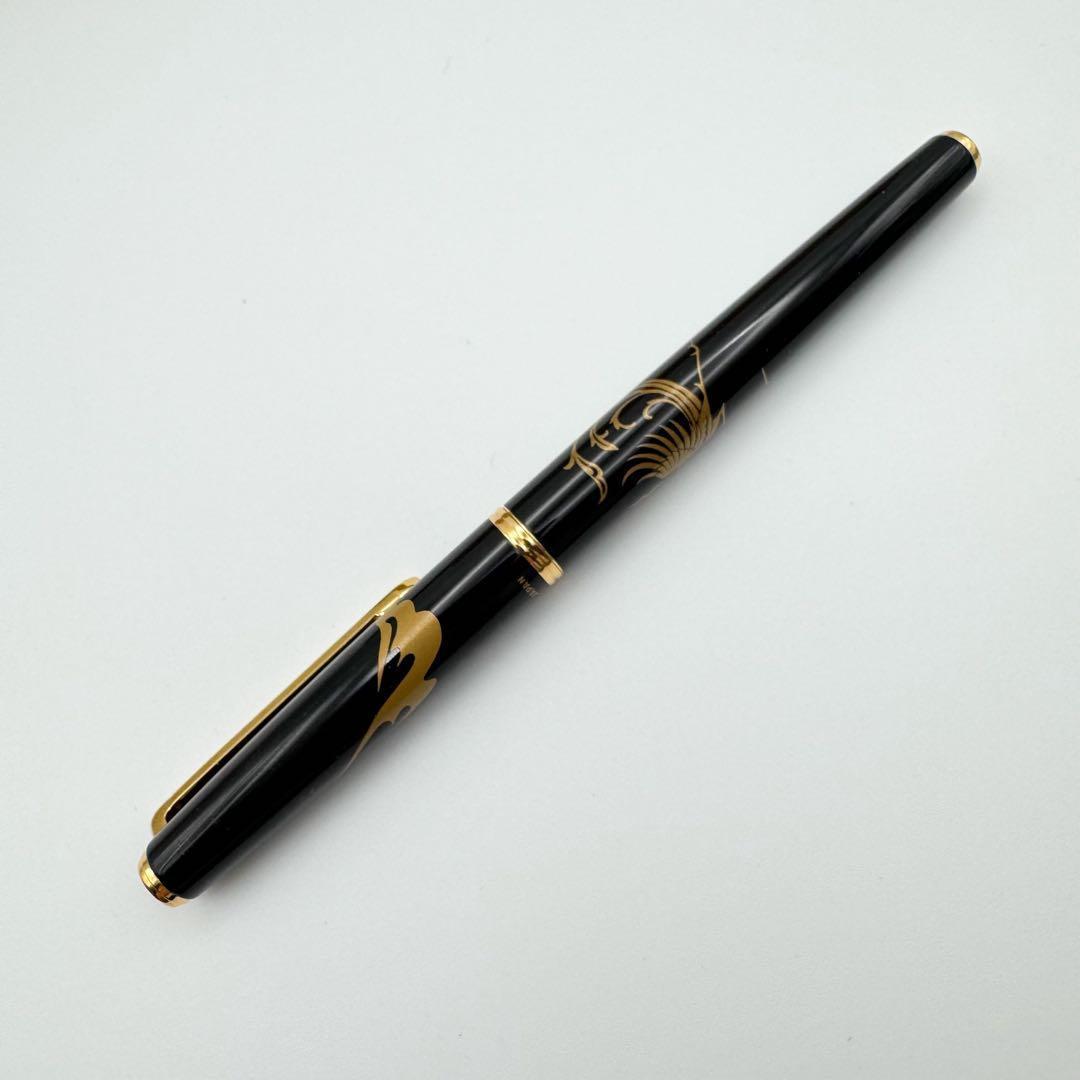 Pilot Urushi Maki-e Fountain Pen Hoou Phoenix Kokkokai 14K 585 F Wood Box