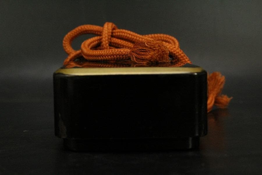 Antique Japanese Maki-e Lacquer Fumibako Letter Box Writing Document Case