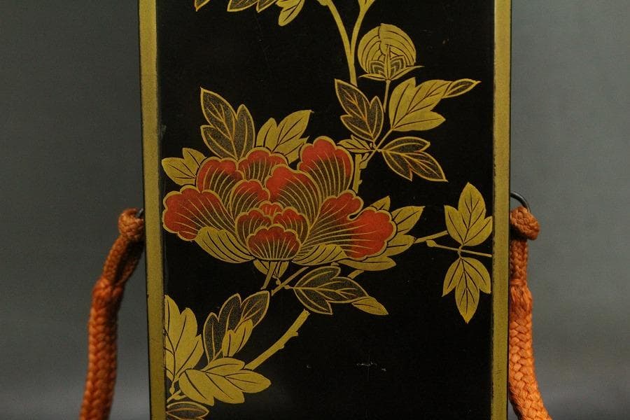 Antique Japanese Maki-e Lacquer Fumibako Letter Box Writing Document Case