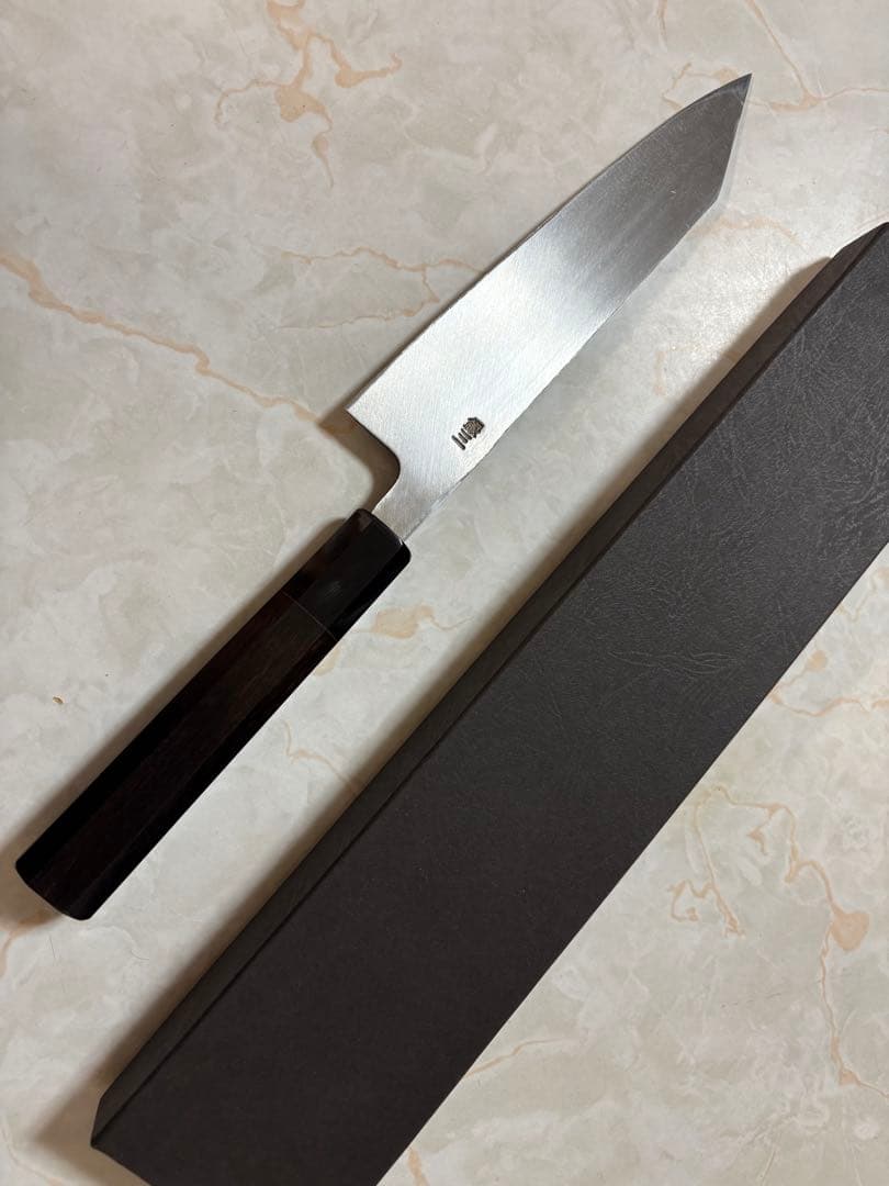Ginsan Steel Multi-purpose Wa-Bocho Japanese Knife Single-bevel 180mm 6-sun