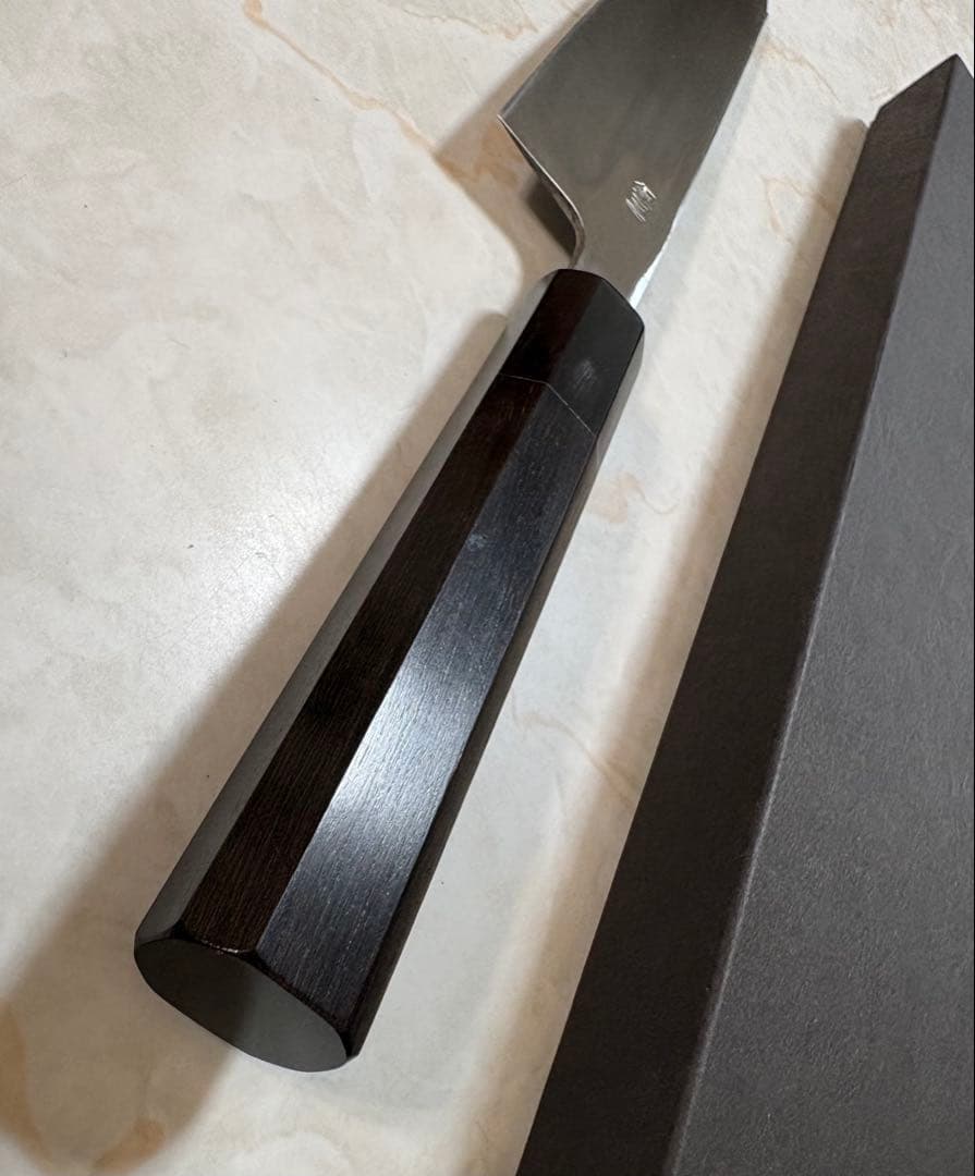 Ginsan Steel Multi-purpose Wa-Bocho Japanese Knife Single-bevel 180mm 6-sun