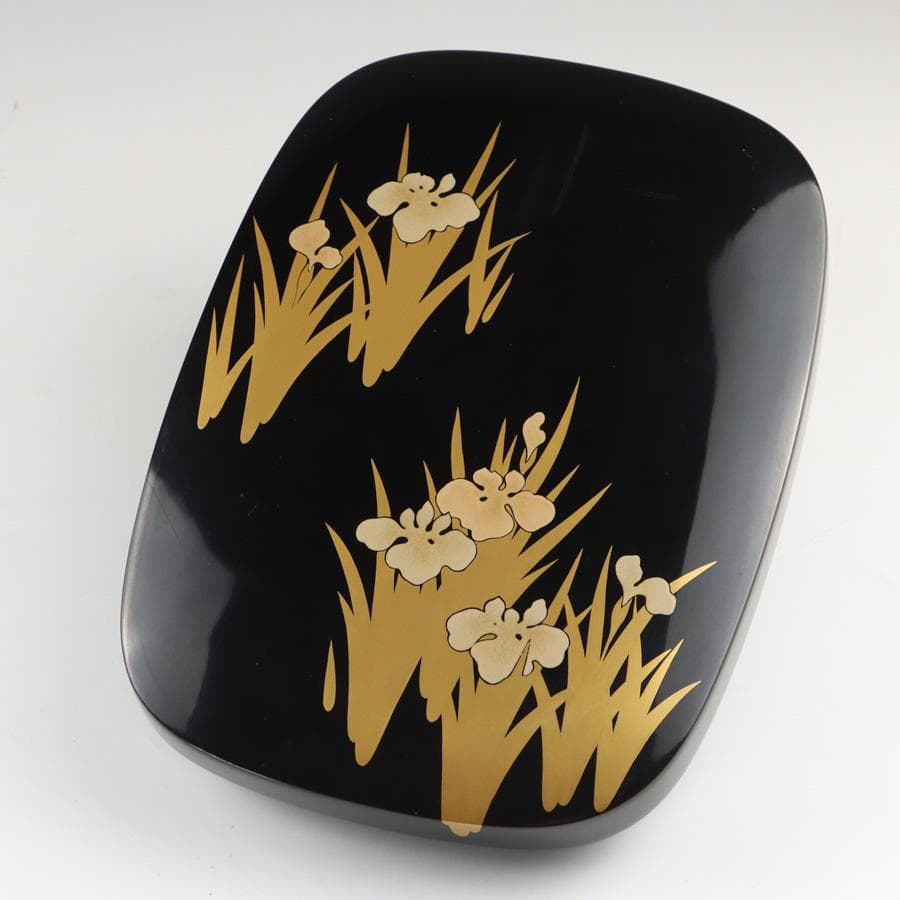 Heiando Korin Maki-e Lacquer Suzuribako Inkstone Box with Tomobako