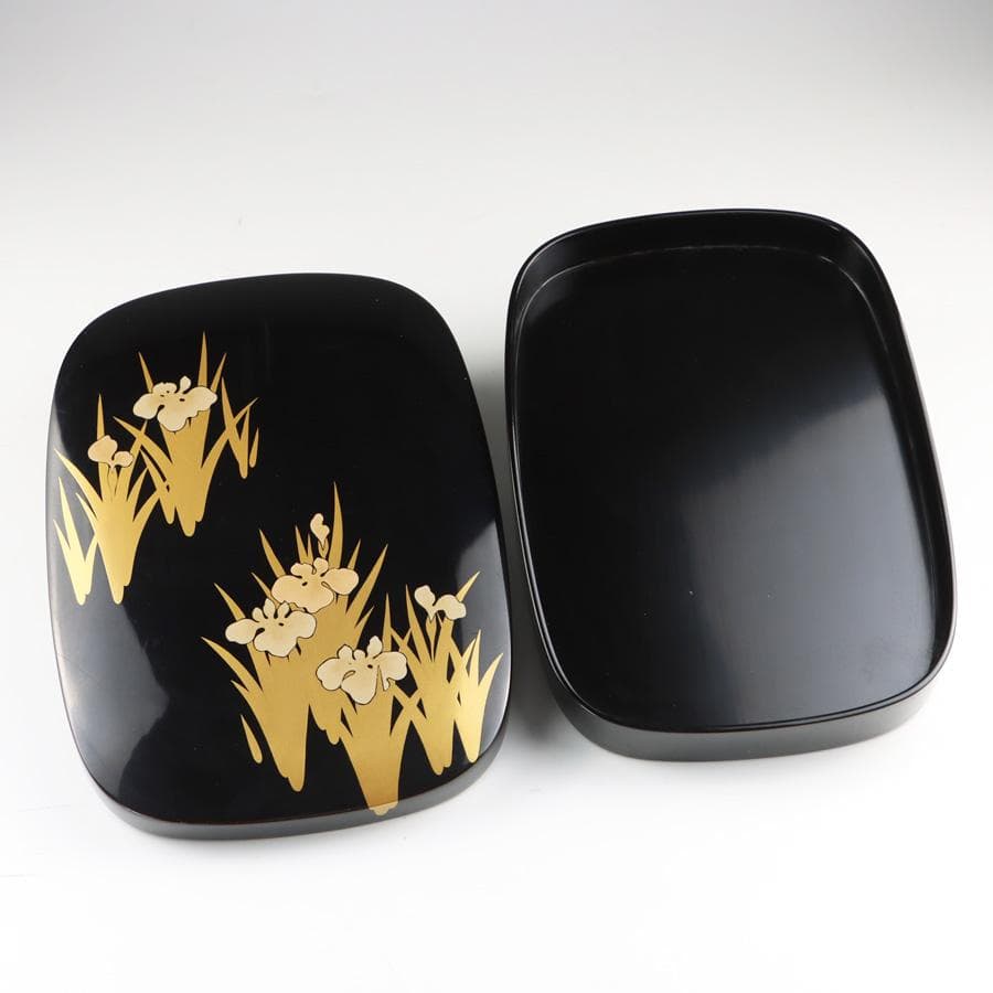Heiando Korin Maki-e Lacquer Suzuribako Inkstone Box with Tomobako
