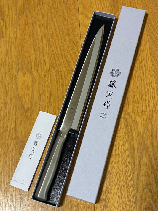 Tojiro Fujitora Yanagiba Sashimi Knife MV Steel All-Stainless 270mm