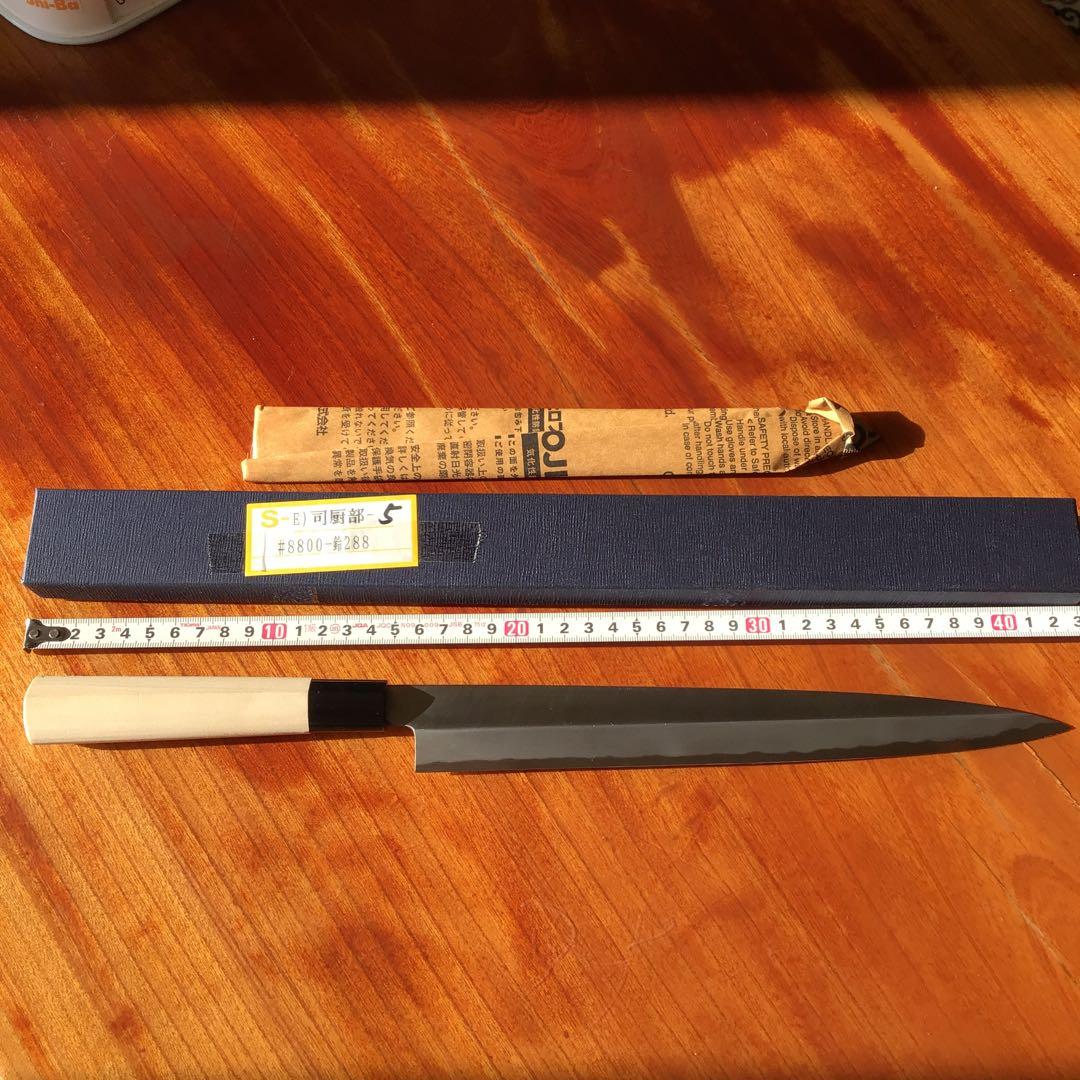 Yanagiba Sashimi Knife Wa-Bocho Kairyo-togi Japanese Steel 270 mm Blade