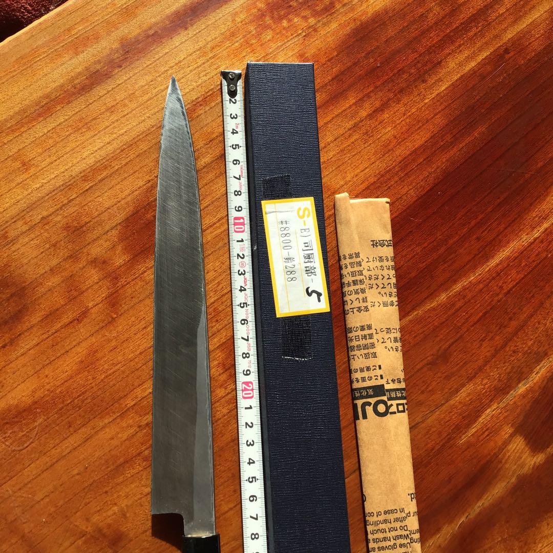 Yanagiba Sashimi Knife Wa-Bocho Kairyo-togi Japanese Steel 270 mm Blade