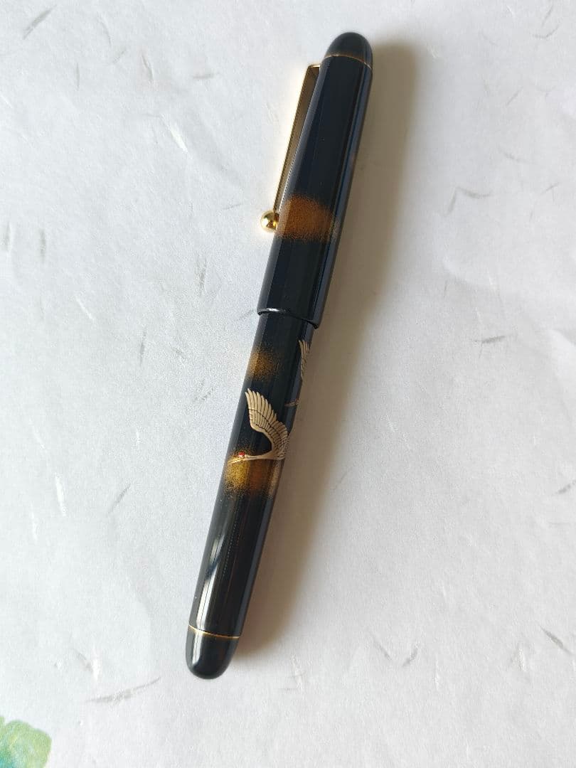 Pilot Custom 742 Fountain Pen Crane Maki-e 14K Nib Medium (M)