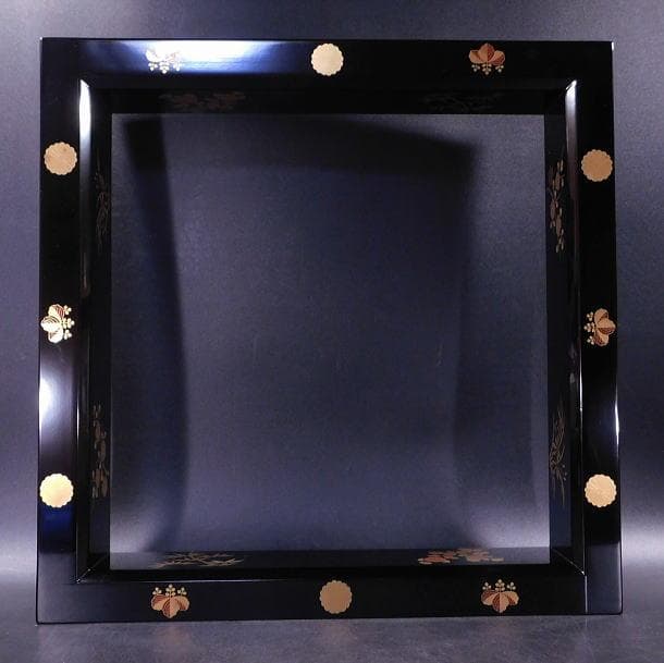 Watanabe Shinichi Robuchi Hearth Frame Wajima Lacquer Shikunshi Kodaiji Maki-e Shin-nuri