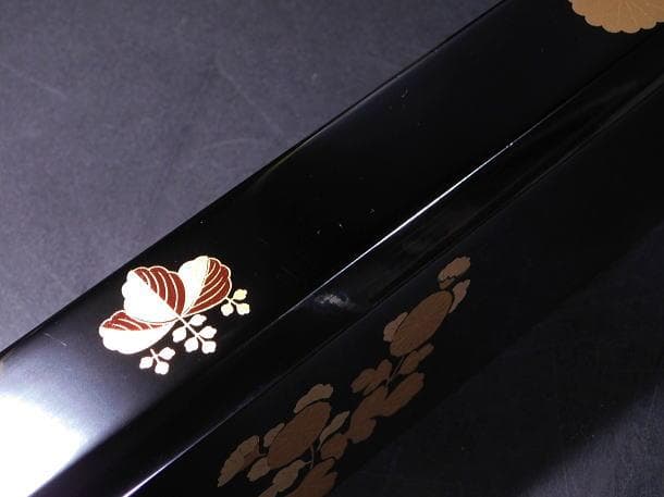 Watanabe Shinichi Robuchi Hearth Frame Wajima Lacquer Shikunshi Kodaiji Maki-e Shin-nuri