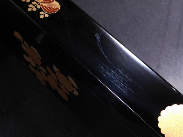 Watanabe Shinichi Robuchi Hearth Frame Wajima Lacquer Shikunshi Kodaiji Maki-e Shin-nuri