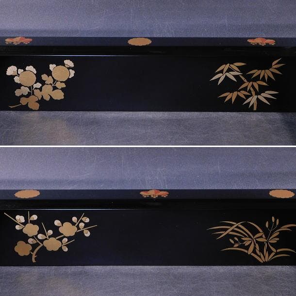 Watanabe Shinichi Robuchi Hearth Frame Wajima Lacquer Shikunshi Kodaiji Maki-e Shin-nuri