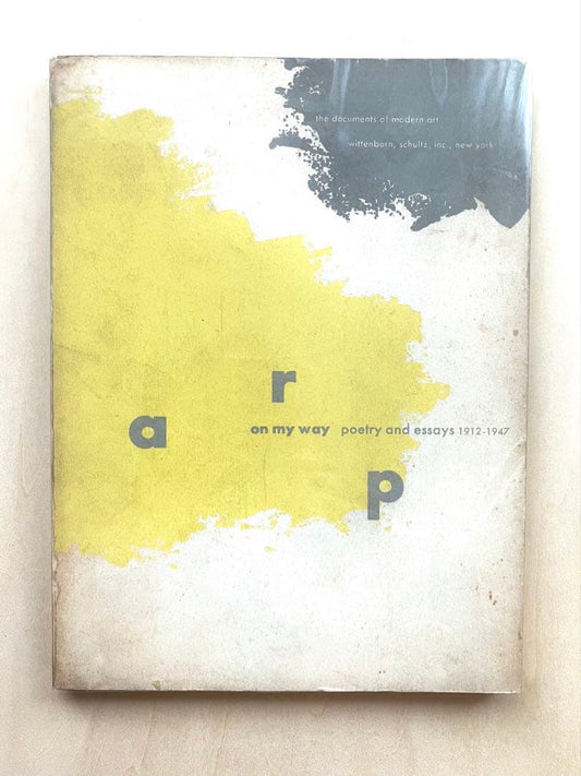 Hans Arp On My Way Poetry Essays Paul Rand Design 2 Woodcuts 1948 255 x 191 mm