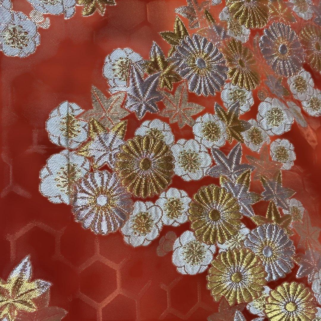 Uchikake Iro-uchikake Wedding Kimono Pure Silk Nishijin-ori Chrysanthemum Plum