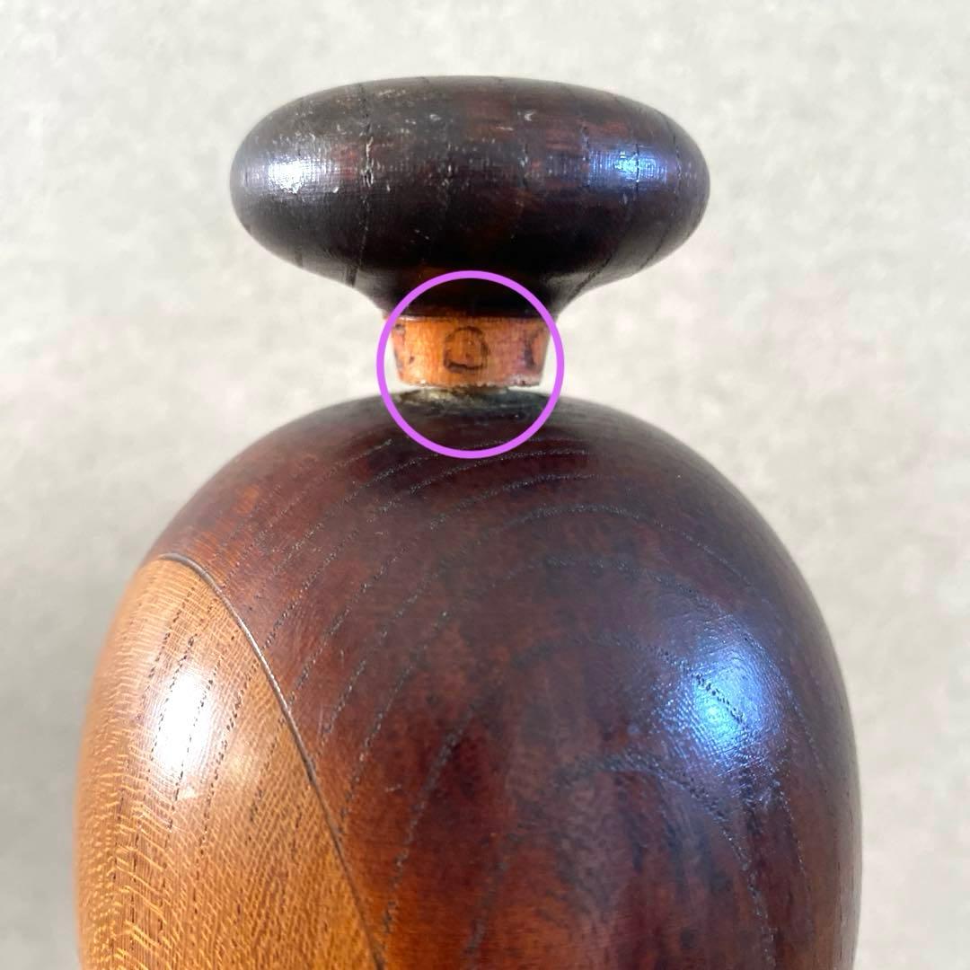 Large 43 cm Creative Kokeshi Doll by Toa Sekiguchi, Maple Kimono Design